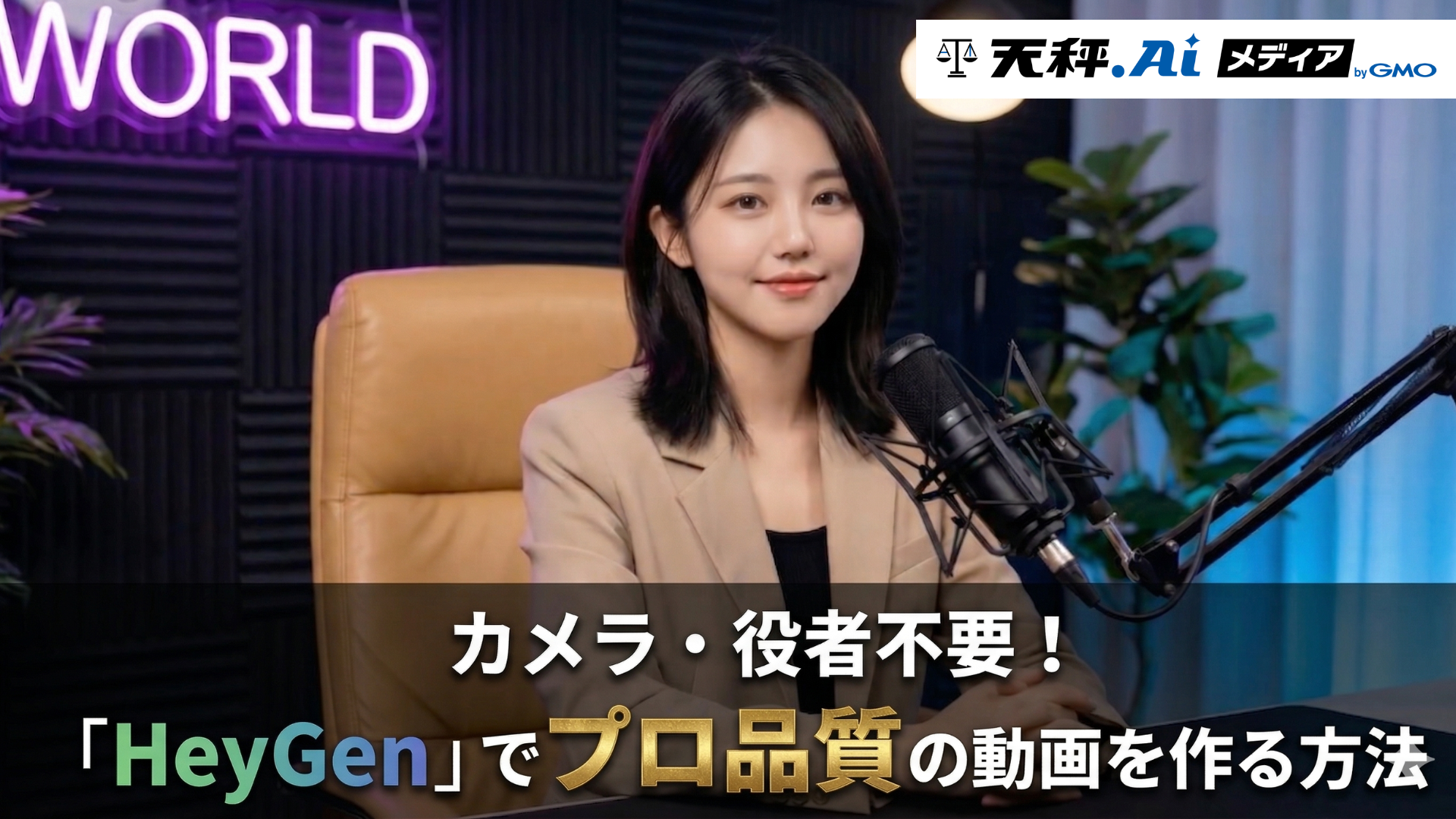 カメラも役者も不要な時代へ!アバター生成AI「HeyGen」でプロ品質の動画を作る方法