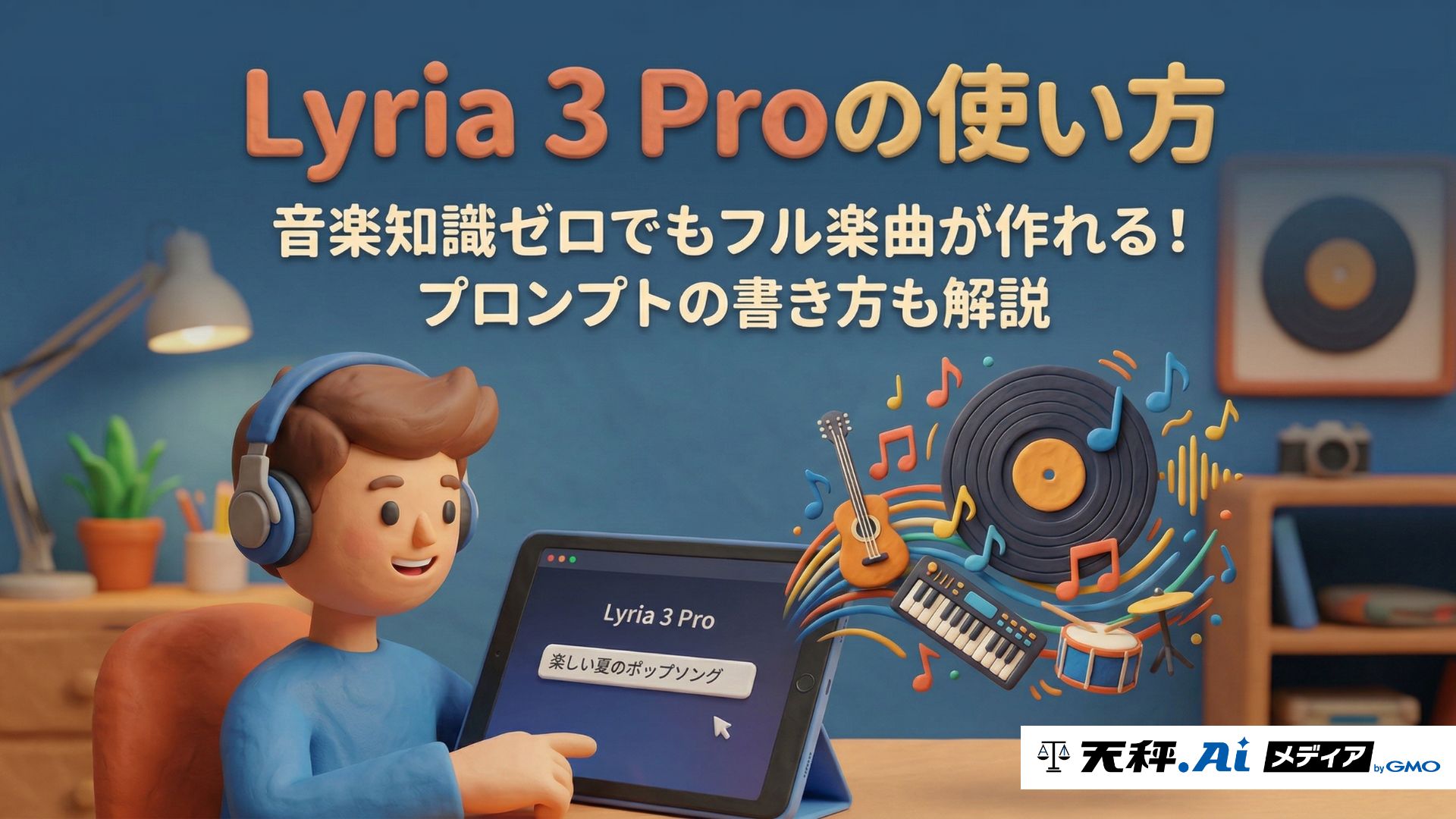Lyria 3 Proの使い方|音楽知識ゼロでもフル楽曲が作れる!プロンプトの書き方も解説