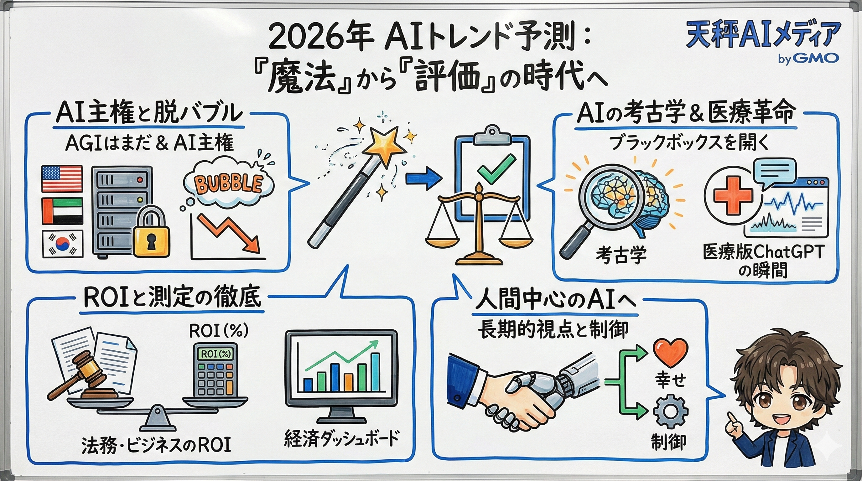 2026年に向けた人間中心のAI社会へのシフトと評価プロセス
