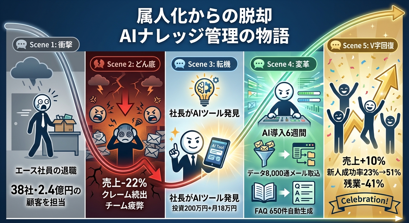 ストーリーアーク図のサンプル画像