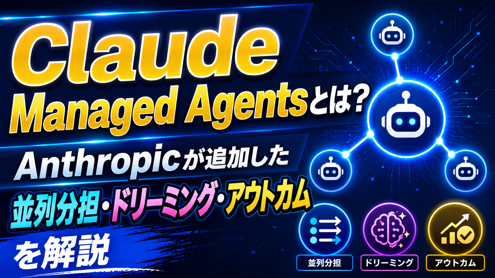 Claude Managed Agentsとは?Anthropicが追加した並列分担・ドリーミング・アウトカムを解説