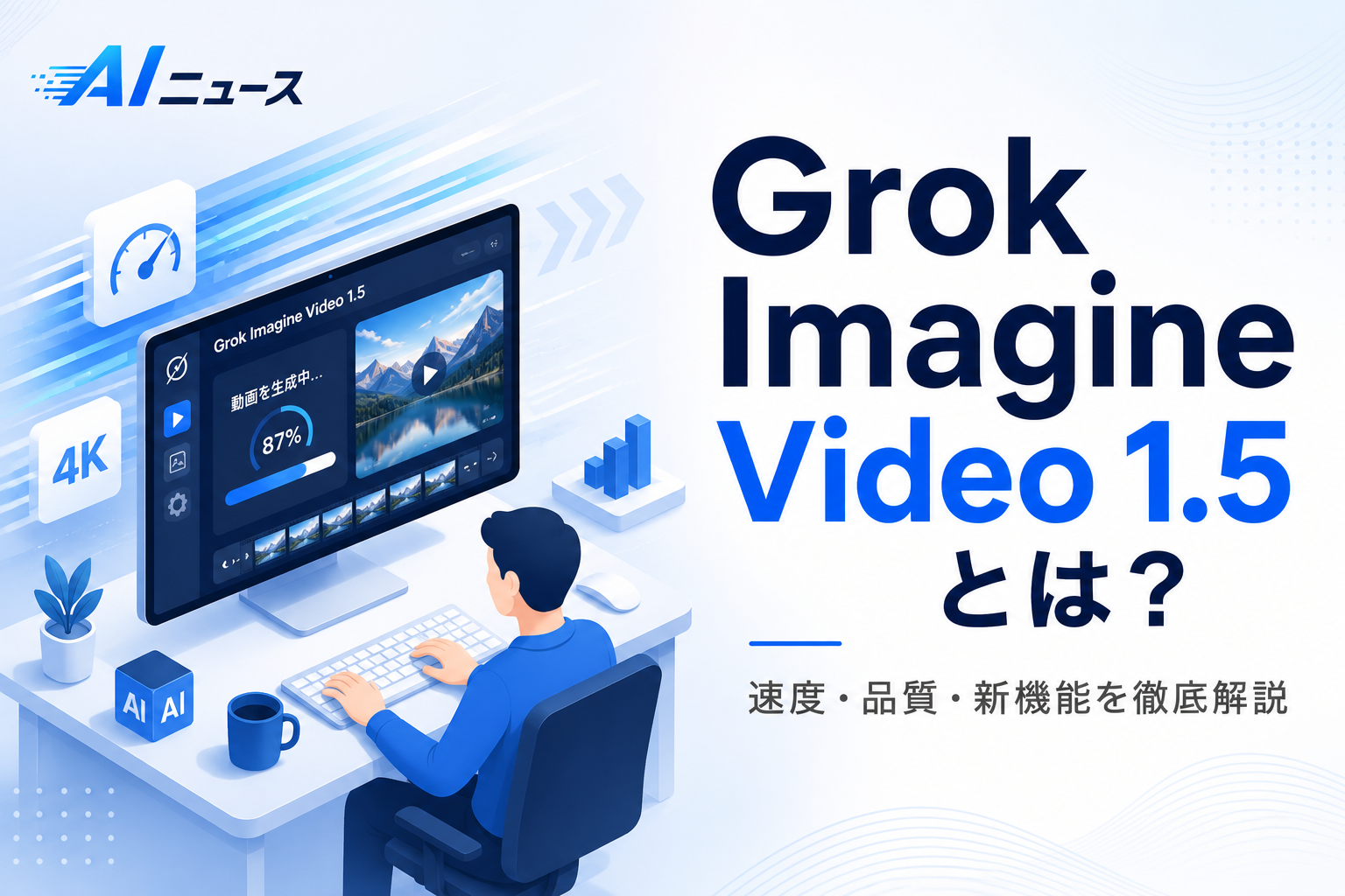 Grok Imagine Video 1.5とは？速度2倍・音声強化・新機能まで徹底解説