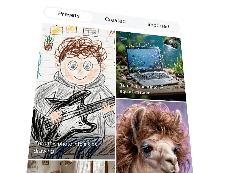 Muse Imageで生成した多彩なスタイルの画像プリセット