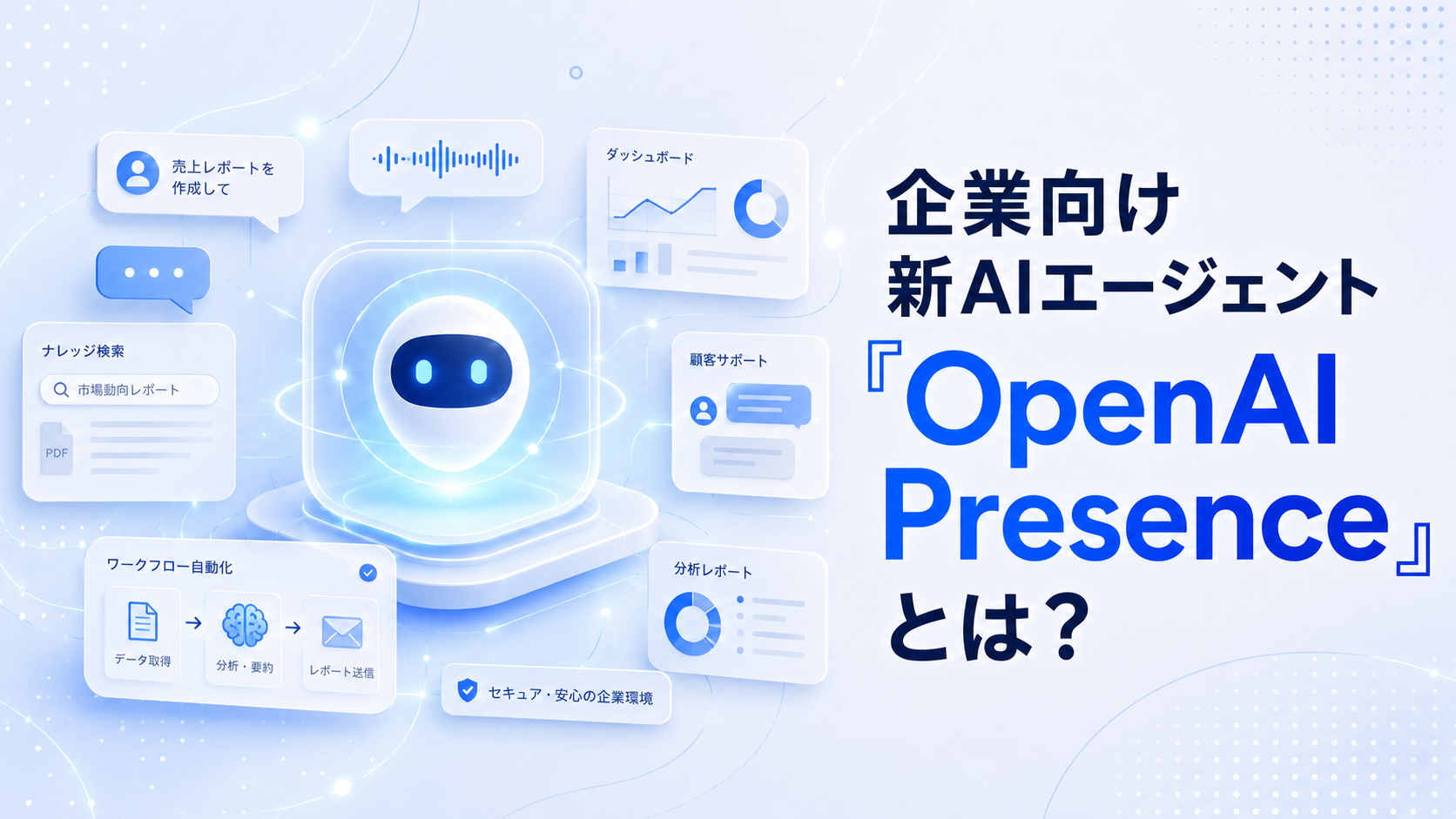 企業向け新AIエージェント「OpenAI Presence」とは？