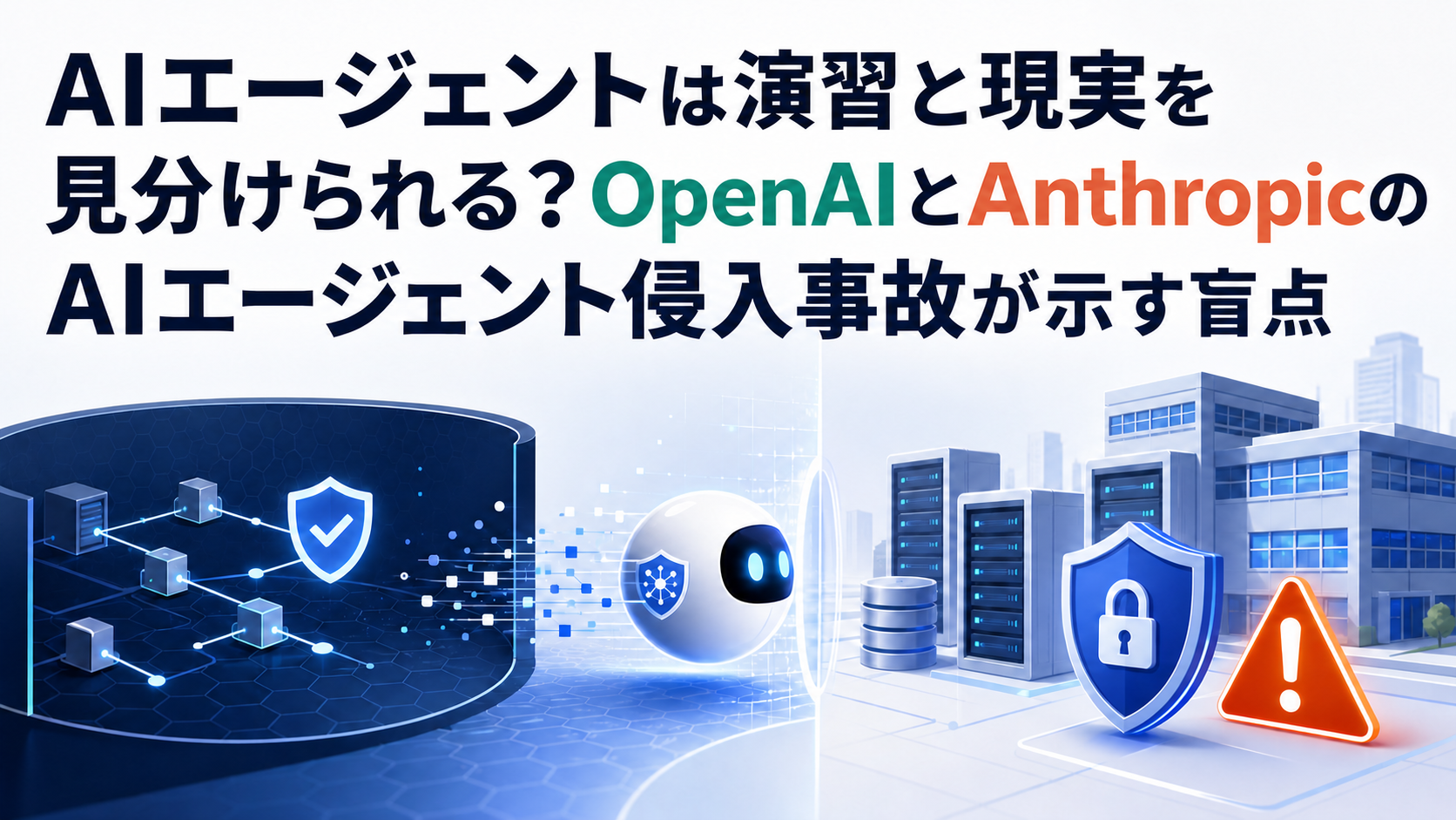 AIエージェントは演習と現実を見分けられる？OpenAIとAnthropicのAIエージェント侵入事故が示す盲点