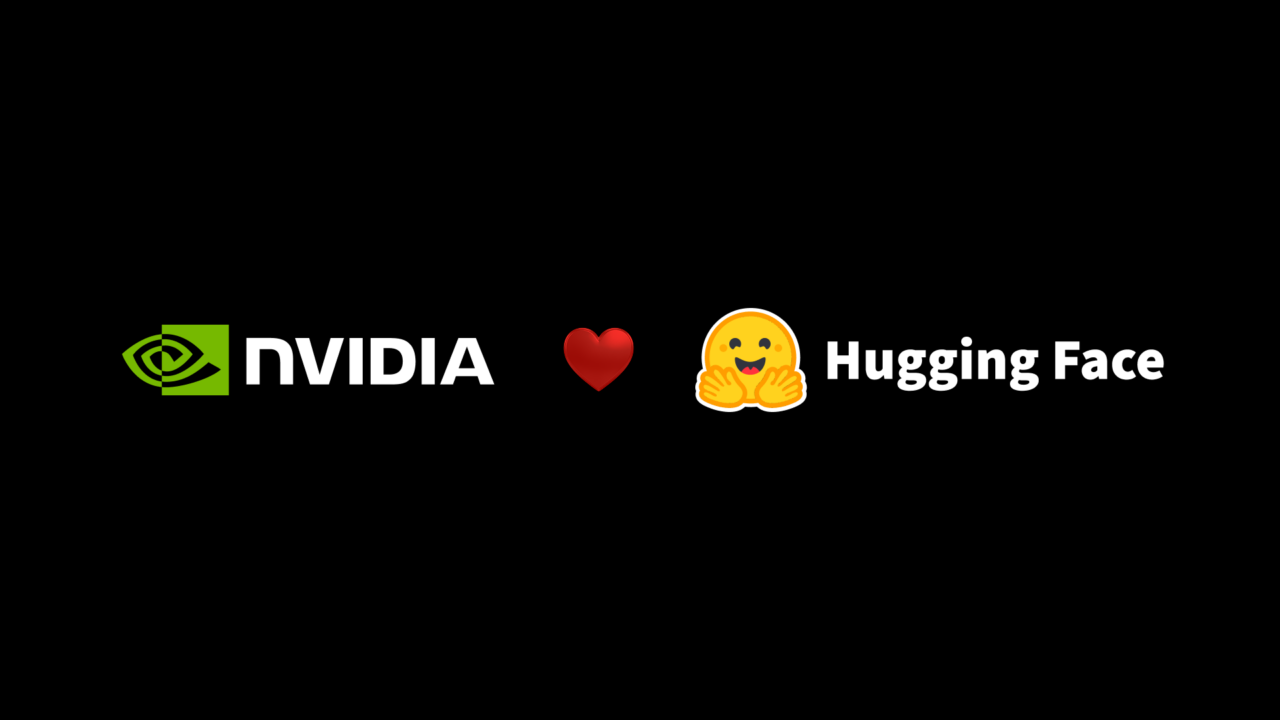 NVIDIAとHugging Faceのロゴ