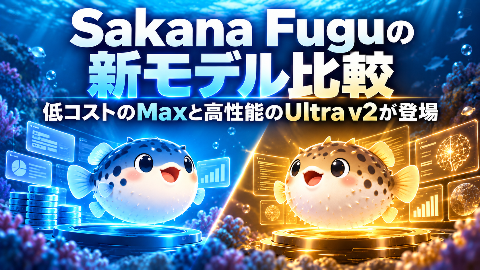 Sakana Fuguの新モデル比較|低コストのMaxと高性能のUltra v2が登場