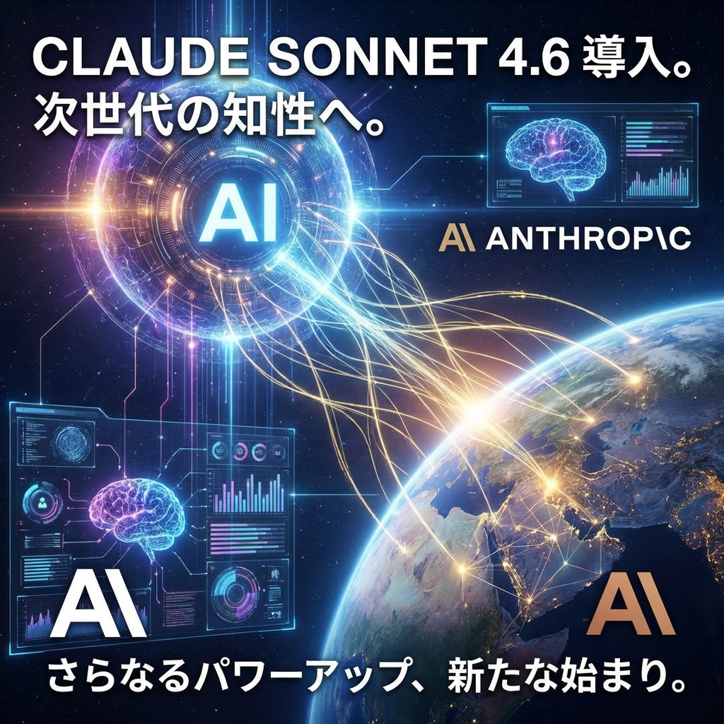 (リリース済)Claude Sonnet 4.6を導入いたします。