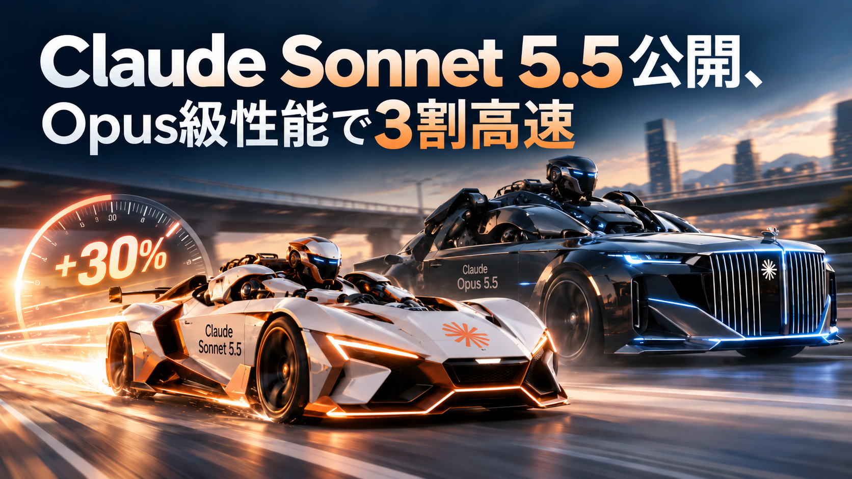 Claude Sonnet 5.5公開、Opus級性能で3割高速