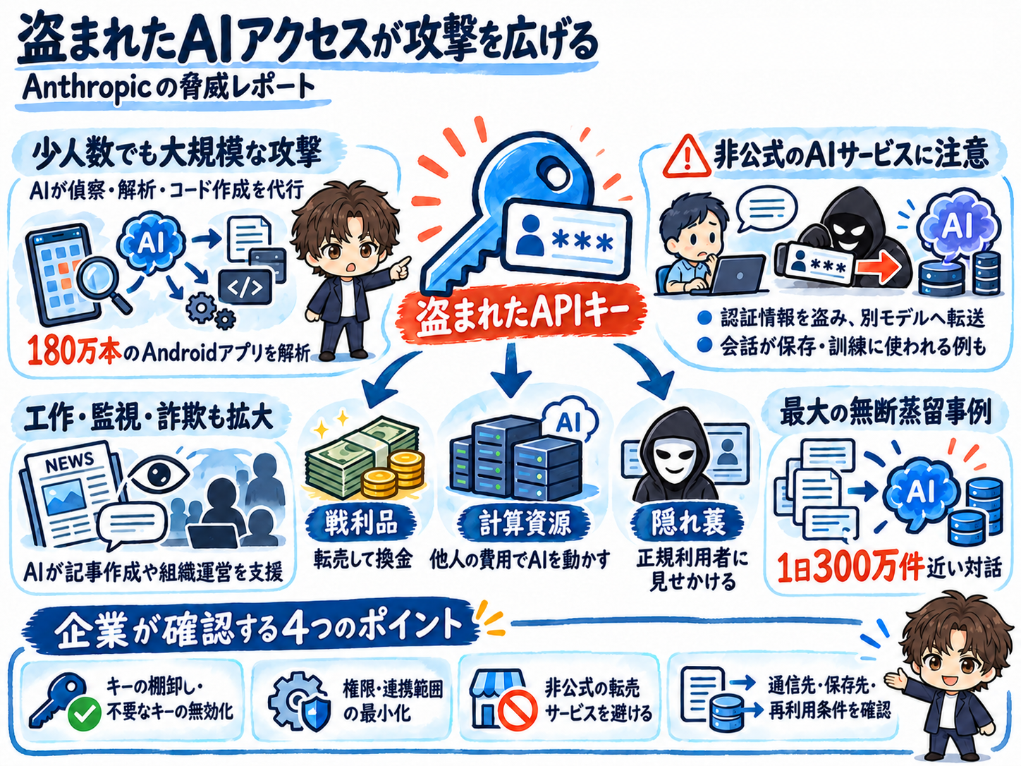 盗まれたAIアクセスが攻撃を広げる構造と企業が確認すべき対策